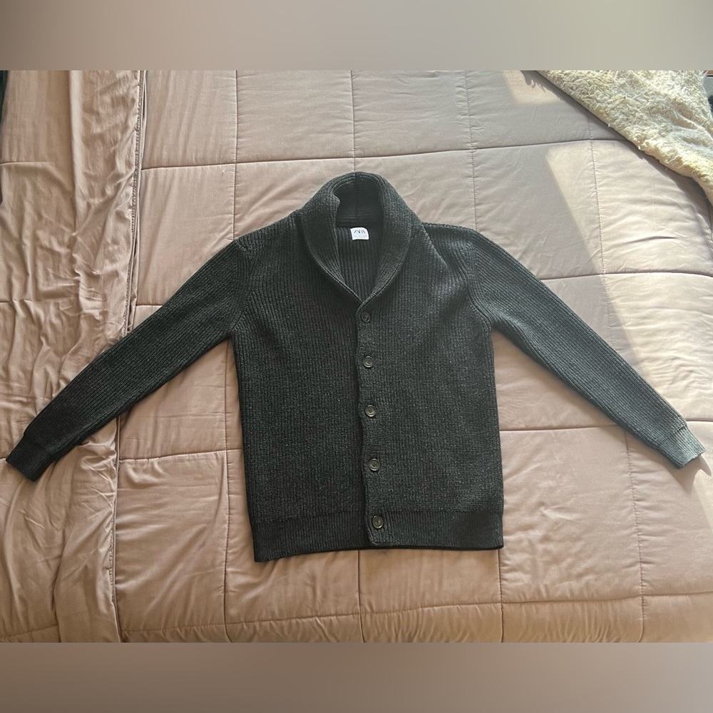 Zara Cardigan Dark Grey Men’s SZ Large
